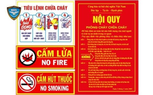 Bộ tiêu lệnh chữa cháy đầy đủ