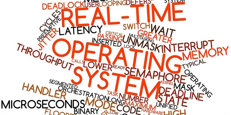 RTOS là một hệ điều hành nhằm phục vụ các ứng dụng thời gian thực.