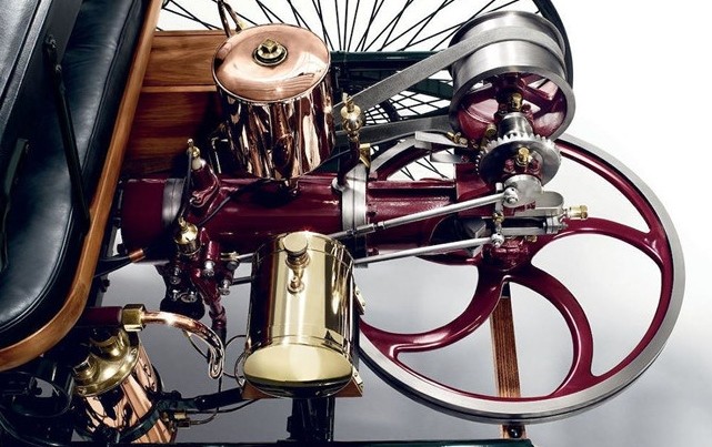Trục lái của Benz Patent Motorwagen.