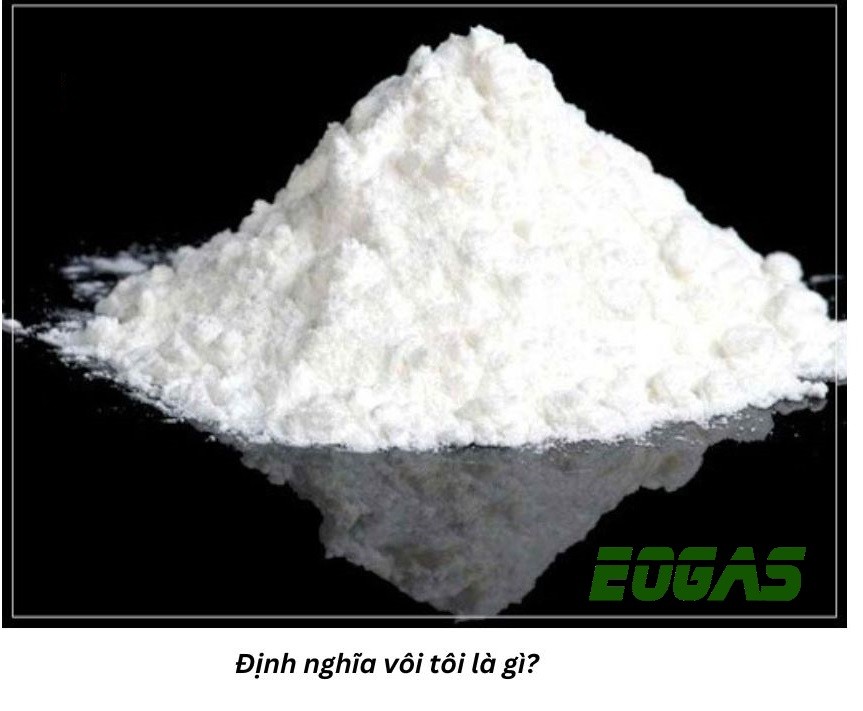 Vôi tôi dạng bột trắng